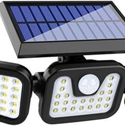 Solar Flood Lights Waterproof Outdoor Wall Lighting for Yard Pathway