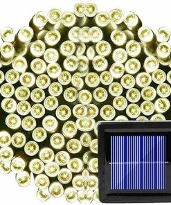 Christmas Garland LED Fairy Light Outdoor Solar Powered 22m Decor