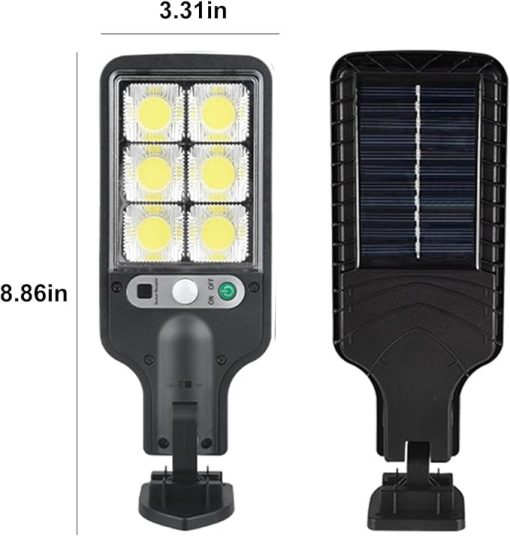 Solar Wall Lights Outdoor Remote Control Security 3 Lighting Modes  
Solar Motion Sensor Outdoor Lights for Christmas Garden Decor - Image 2