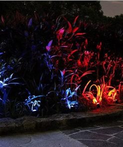 3pcs Solar Powered LED Spotlights Bright RGB Color Changing Lights 2