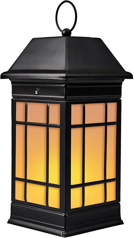 Waterproof Glass Solar Lanterns with Flickering Flame for Outdoors Waterproof Glass Solar Lanterns with Flickering Flame for Outdoors