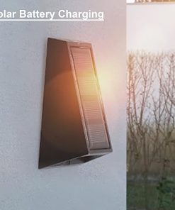 LED Solar Wall Lamps Waterproof RGB Light for Outdoor Garden 2 Pack 2