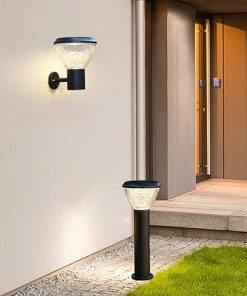 Outdoor Solar Wall Lights – LED Waterproof Lanterns for Gardens 2
