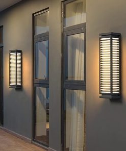 Modern Outdoor LED Strip Wall Lamps IP65 Waterproof for Garden Hallway 2