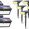 Baxia Technology 100 LED Solar Motion Sensor Outdoor Light Set