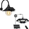 Aqonsie Solar Barn Lights with Motion Sensing and Multiple Modes 4
