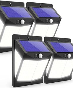 CLAONER Solar Motion Lights Outdoor 8 Pack Waterproof Security Lights