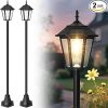 Outdoor Solar Fence Lights LED Waterproof 10 Modes RGB 8 Pack 3