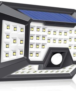Solar LED Lights with Motion Sensor 270° Wide Angle Waterproof Garden