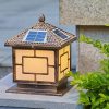 Waterproof Solar Pillar Lights for Villa Garden and Fence Decor 4