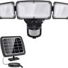 NIORSUN Solar Outdoor Motion Sensor Lights 2 Pack with Remote 4
