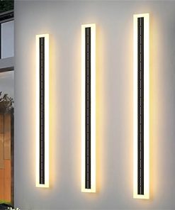 LED Solar Garage Wall Light Waterproof Modern Outdoor Sconce 30cm 2