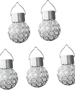 Camping Lantern Portable Collapsible Light for Home and Outdoor Use  

Solar Lantern Set of 5 Colorful Decorative Hanging Lights for Gardens