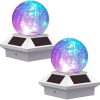 2-Pack Solar Sconces Garden Wall Lights for Outdoor Home Use 4