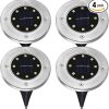 Solar Lights Outdoor 24 Pack White LED Waterproof Garden Landscape 3