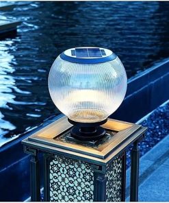 Solar Post Cap Light Waterproof LED Garden Lamp for Outdoor Use