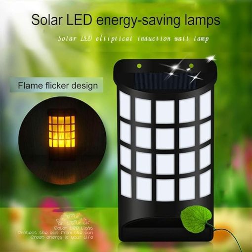 Eco-Friendly Solar LED Wall Lamp with 66 SMD 3528 Lights - Image 2