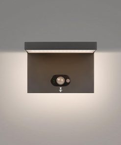 Solar Wall Lights with Motion Sensor and 3 Lighting Modes for Outdoors