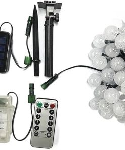 Outdoor Waterproof Solar String Lights 60LED for Christmas Decor 2