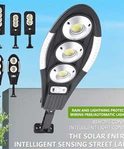 LED Solar Street Light with Human Sensor for Outdoor Garden Use 2