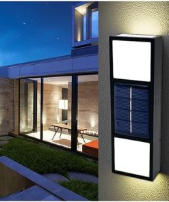 4 Pack Solar Wall Lights Waterproof LED Sconces for Outdoor Use 2