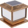 Solar Post Cap Lights Outdoor All Copper Column Head Lamp  
Waterproof Square Post Lamp for Garden Outdoor Door Decoration  
45cm Outdoor Landscape Wall Light Villa Flashlight for Gardens 4