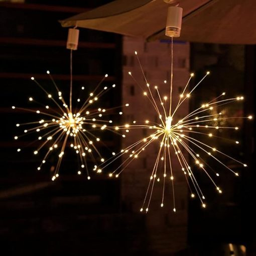 4pcs 480 LED Outdoor Solar String Lights Waterproof Fairy Lighting - Image 2