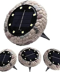 Outdoor Solar Ground Lights for Garden Pathway Deck Lawn 10pcs