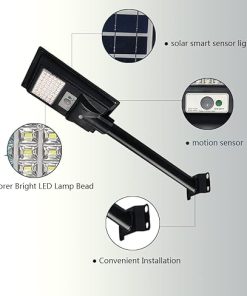 Outdoor Solar Street Lights with Motion Sensor and Remote Control 2