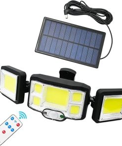 DHAEY 2pcs 5.5V LED Solar Lights with Motion Sensor for Outdoor Use 2