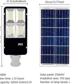 Outdoor Solar Courtyard LED Lights High Brightness Waterproof Security 2