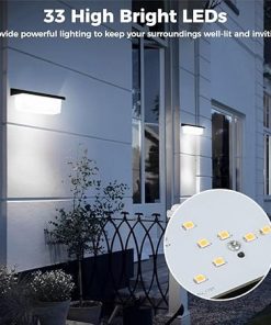 Bright Solar Security Light 135L 33 LEDs Intelligent Outdoor Wall Light 2