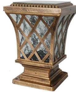 Solar LED Post Light Waterproof Outdoor Garden Villa IP65 Lamp