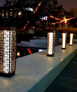 Waterproof Solar Fence Post Cap Lights for Outdoor Garden Pathway 2
