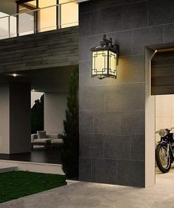 Outdoor LED Solar Wall Light Super Bright Waterproof Aluminum Lantern 2