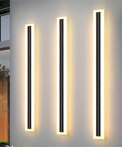 LED Solar Outdoor Garage Wall Light Waterproof Modern 80cm Sconce 2