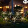 Solar Spot Lights Outdoor RGB Color Changing Waterproof 6-in-1 3