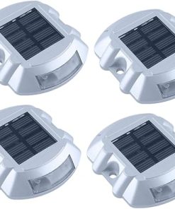Solar Powered LED Road Studs 8PCS Waterproof Garden Lighting
