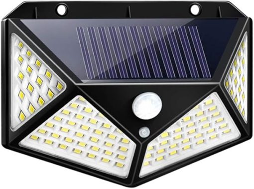 Outdoor Solar Lamp with Motion Sensor Waterproof for Garden LED Light