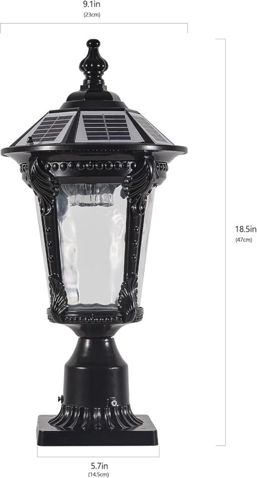 Brighten Your Garden with Dimmable LED Retro Solar Lights - Image 2
