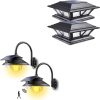 Miniature Resin LED Solar Lights for Outdoor Garden Decoration 4