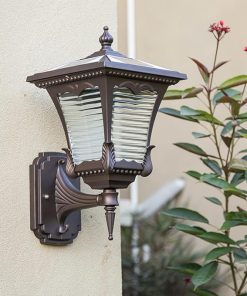 Outdoor Solar Wall Lamp LED Waterproof Lighting for Patios and Walkways 2