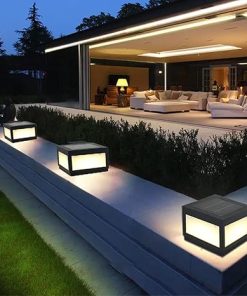 Stainless Steel Solar Wall Lights for Outdoor Backyard and Garden 2