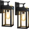 Solar Motion Sensor Sconce Lights Outdoor Waterproof for Garage Yard