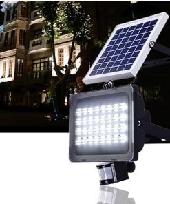 50W Solar Flood Light with PIR Motion Sensor for Outdoor Use 2