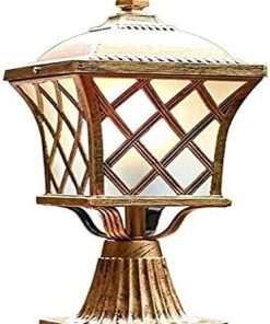 Solar LED Wall Lamp for Outdoor Garden Pathway Lighting Cool White Warm