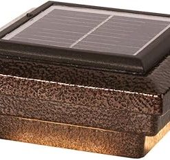 Savvy Solar LED Post Cap Lights for Decks Fences Docks Porches