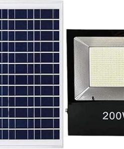 Courtyard Light Spot Lighting Solar Led Flood Light with Remote, 100W 150W 200W Outdoor Sensor Security Light Solar Panels Ip66 Waterproof Safety Lamps for Shed,Billboard,Garden,Patio