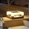 Solar LED Outdoor Pillar Lights IP65 Waterproof for Garden and Patio