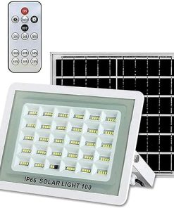 Outdoor Solar LED Flood Light IP66 Waterproof with Remote Control